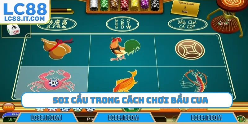 Soi cầu trong cách chơi bầu cua